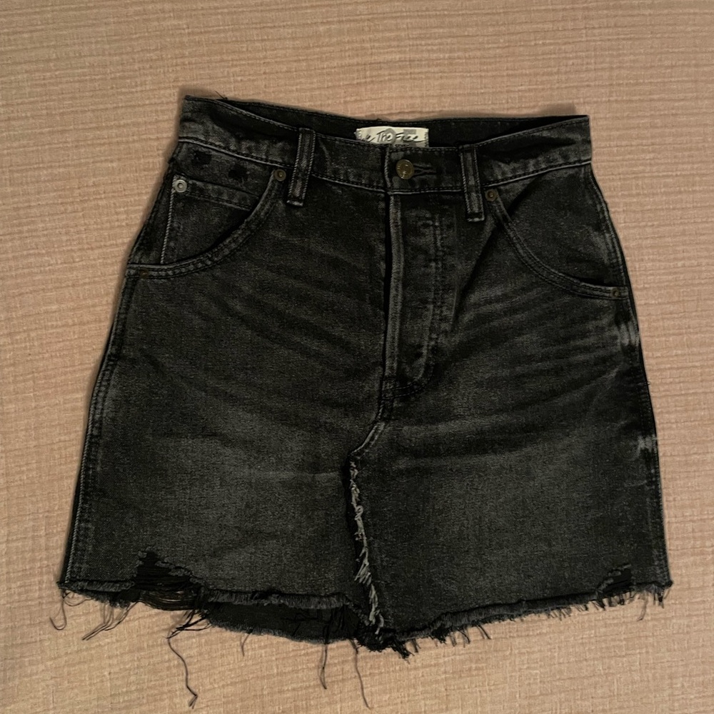 Free People - Deco Brea Cutoff Skirt